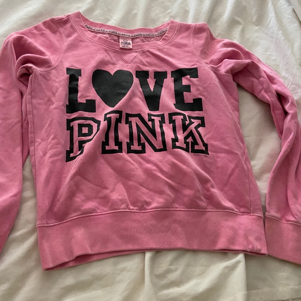 Pink by VS sweatshirt